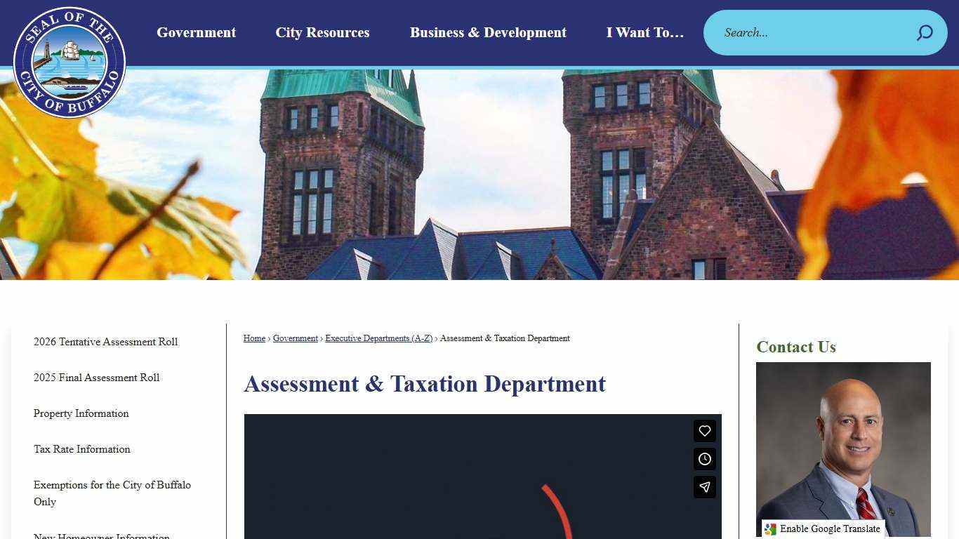 Assessment & Taxation Department | Buffalo, NY